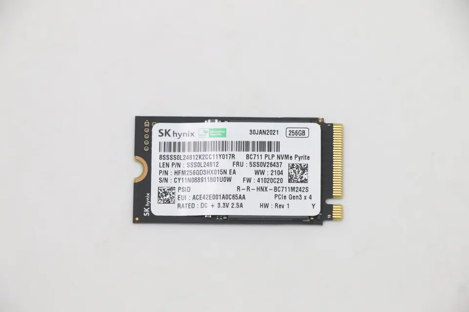 ⁨Lenovo 256GB M.2 2242 PCIe 3.0 NVMe⁩ w sklepie Wasserman.eu