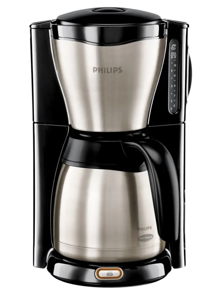 ⁨Ekspres przelewowy PHILIPS HD 7546/20 Czarno-srebrny⁩ w sklepie Wasserman.eu