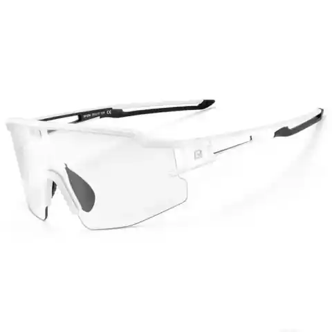 ⁨Okulary rowerowe Rockbros 10172 fotochromowe UV400 - białe⁩ w sklepie Wasserman.eu