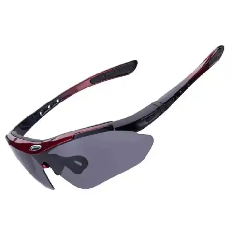 ⁨Okulary rowerowe Rockbros 10141 fotochromowe UV400 - czerwone⁩ w sklepie Wasserman.eu