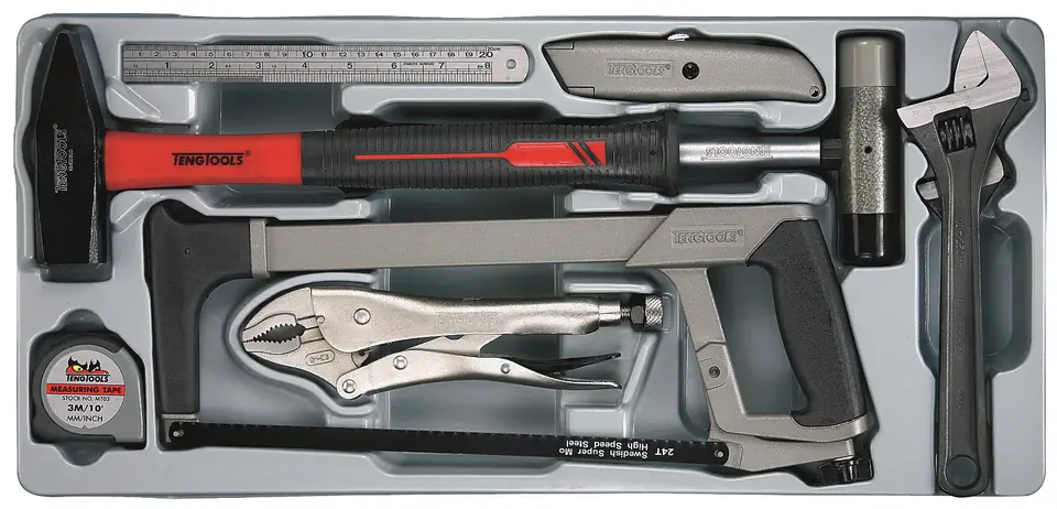 ⁨9-elementowy zestaw narzędzi Teng Tools TTPS09E⁩ w sklepie Wasserman.eu