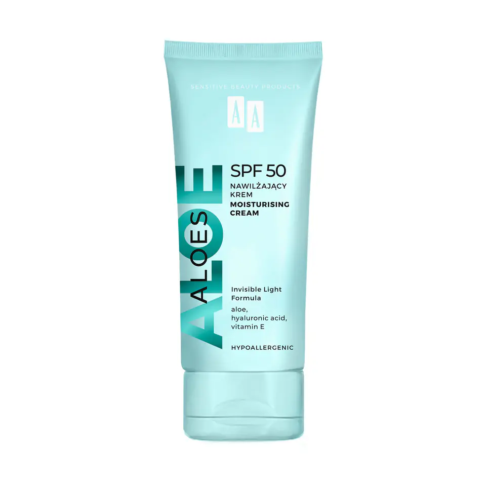 ⁨AA Aloes Nawilżający krem SPF 50 40 ml⁩ w sklepie Wasserman.eu