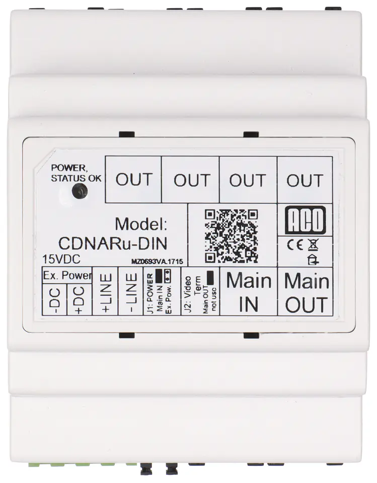 ⁨ROZDZIELACZ AUDIO CDNAR/U-DIN ACO⁩ w sklepie Wasserman.eu