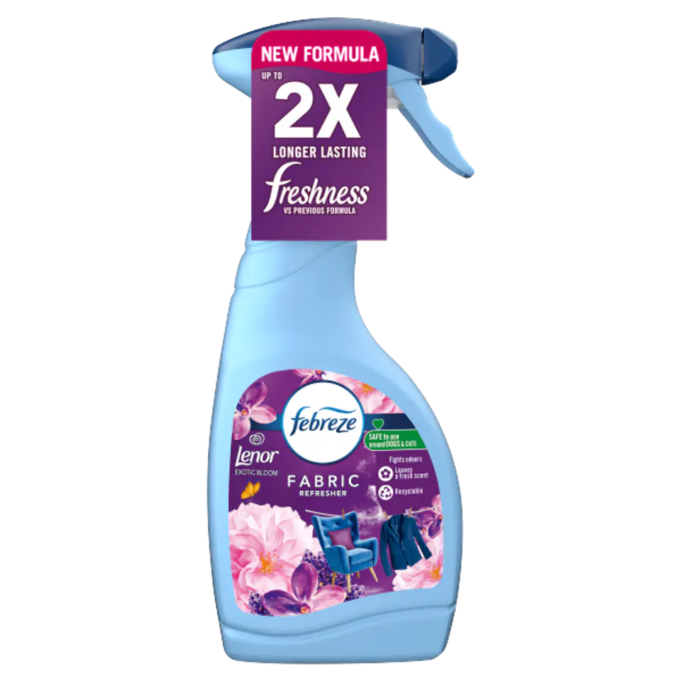 ⁨Febreze Fabric Refresher Exotic Bloom Odświeżacz do Tekstyliów 500 ml⁩ w sklepie Wasserman.eu