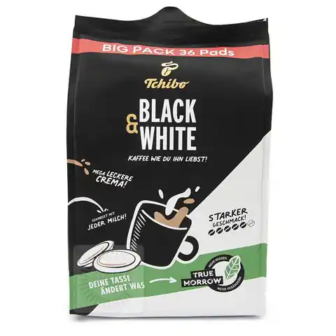 ⁨Tchibo Black&White Kawa w Padach 36 szt.⁩ w sklepie Wasserman.eu