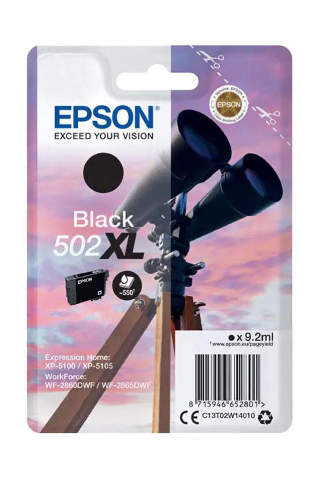 ⁨Oryginalny Tusz Black Epson 502XL (T02W1, C13T02W14010)⁩ w sklepie Wasserman.eu