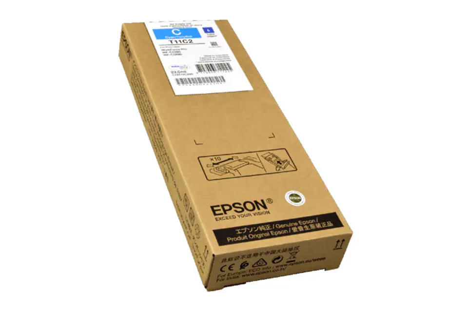 ⁨Epson oryginalny ink / tusz C13T11C240, T11C240, cyan, 3000s, 3.4ml⁩ w sklepie Wasserman.eu