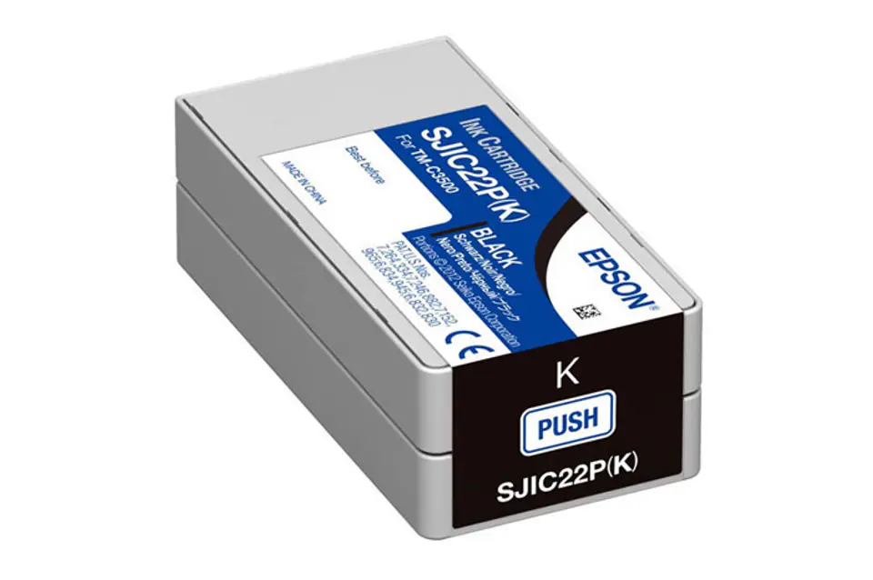 ⁨Oryginalny Tusz Black Epson SJIC22PK, SJI-C22PK, SJIC-22PK (C33S020601)⁩ w sklepie Wasserman.eu