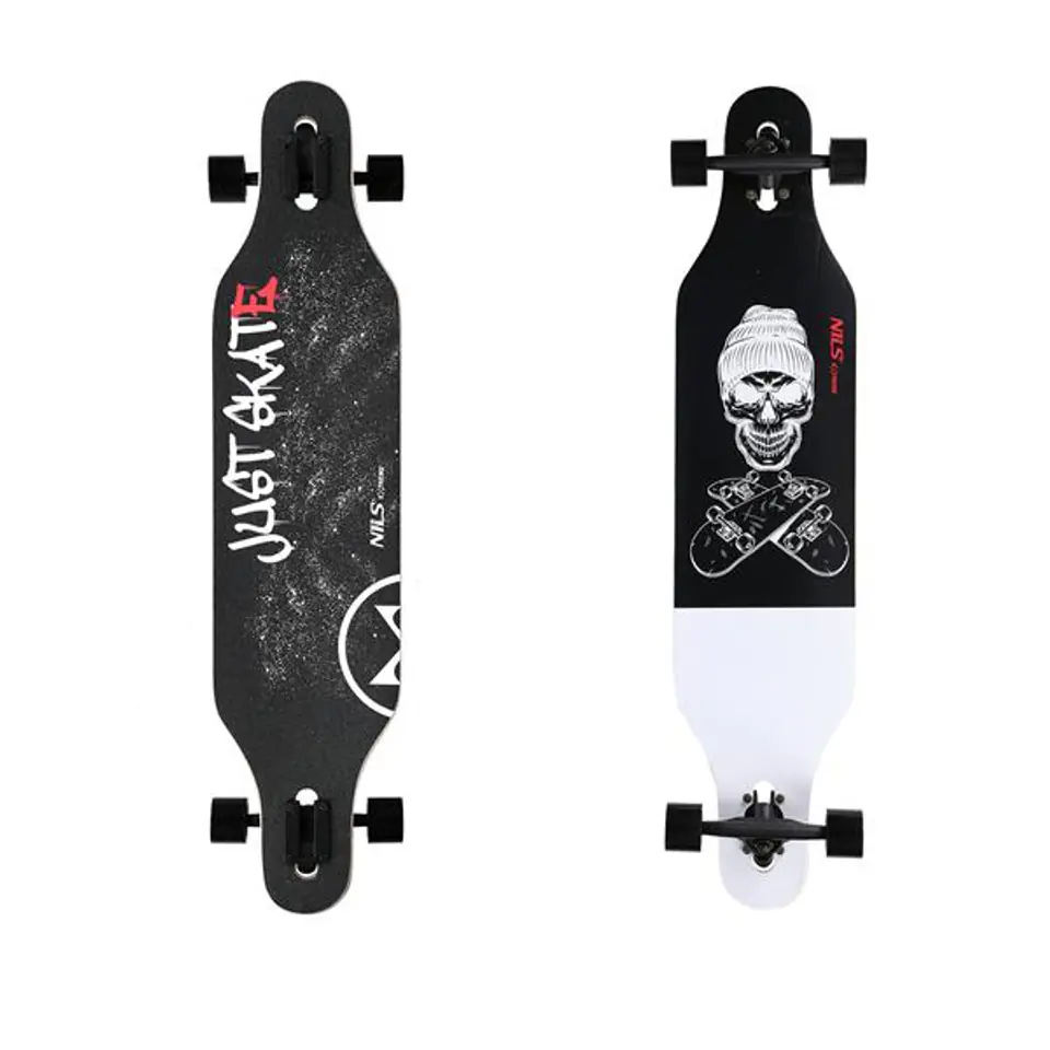 ⁨LONGBOARD NILS EXTREME SKULL2 WOOD SKATE⁩ at Wasserman.eu