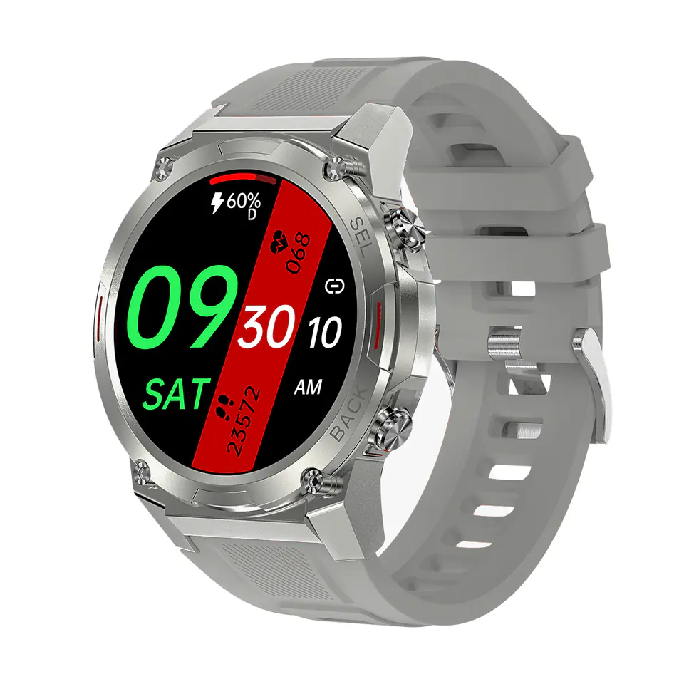 ⁨Smartwatch Oukitel BT50 Silver⁩ w sklepie Wasserman.eu