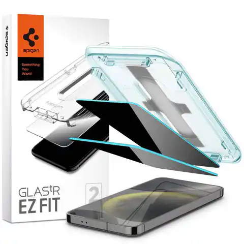 ⁨Szkło Hartowane SAMSUNG GALAXY S24+ Spigen Glas.tr "EZ Fit" Privacy 2-pack⁩ w sklepie Wasserman.eu