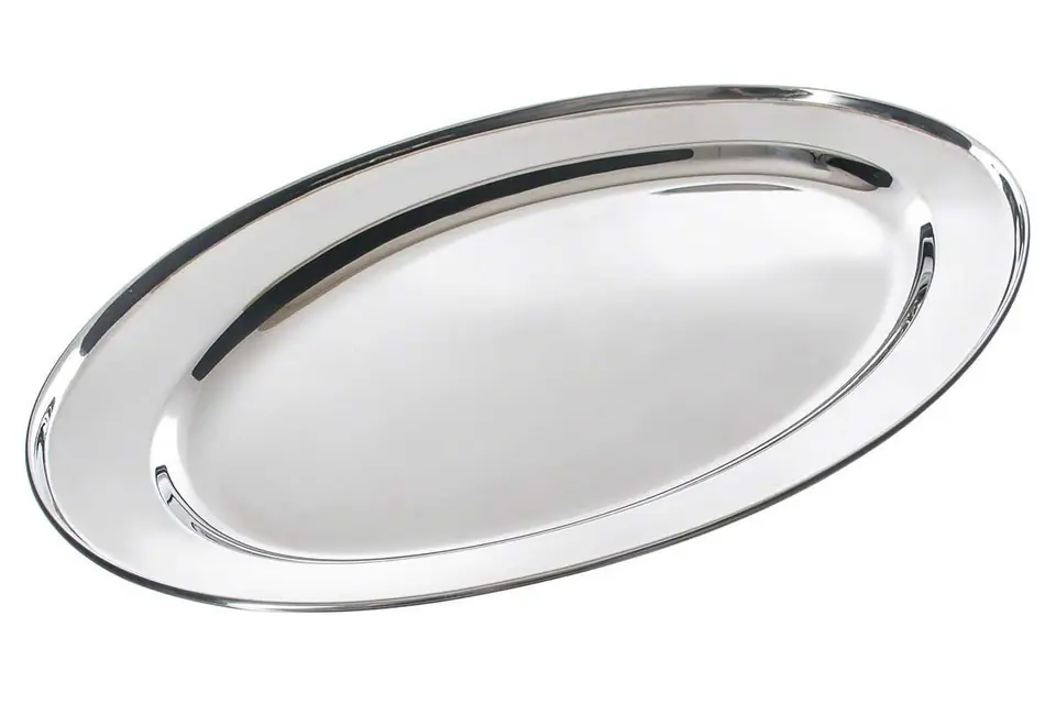 STALOWA TACA PÓŁMISEK 40cm KINGHOFF KH-1232 w sklepie Wasserman.eu