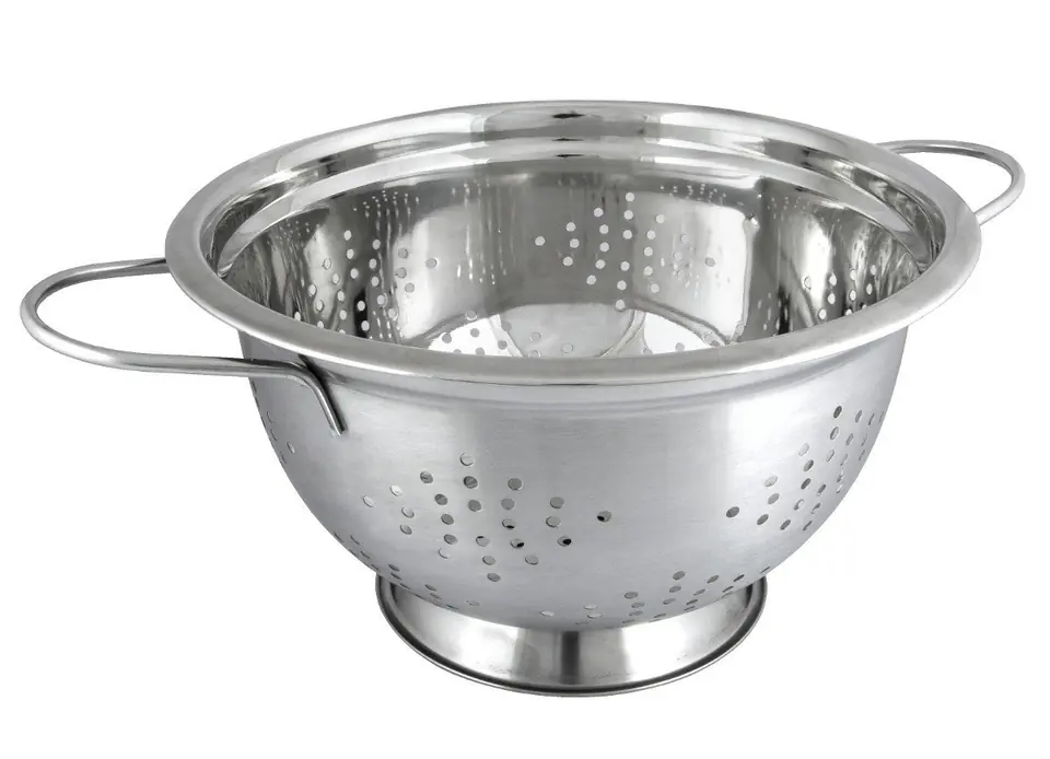 ⁨DEEP STEEL COLANDER 24cm KINGHOFF KH-1237⁩ at Wasserman.eu