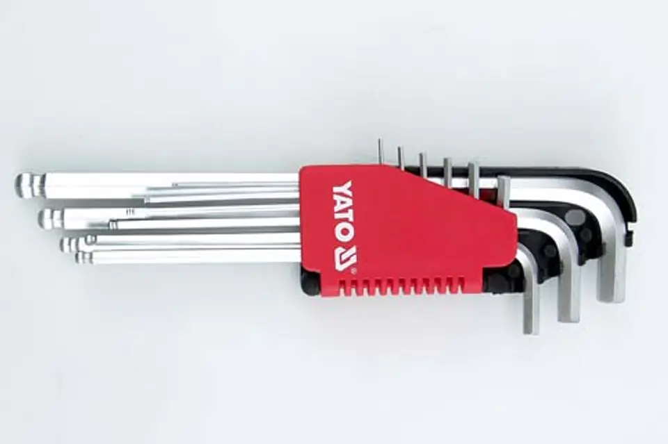 ⁨HEX BALL KEYS SET 9-PIECE 1.5-10MM⁩ at Wasserman.eu