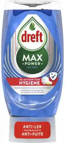 ⁨Dreft Max Power Extra Hygiene Płyn do Naczyń 370 ml⁩ w sklepie Wasserman.eu