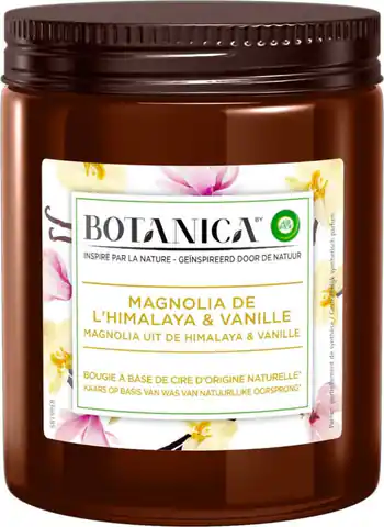⁨Air Wick Botanica Magnolia uit de Himalaya & Vanille Świeca Zapachowa 120 g⁩ w sklepie Wasserman.eu