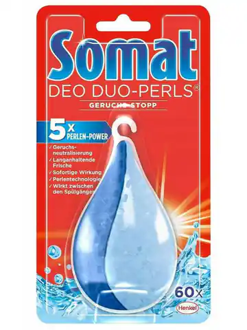 ⁨Somat Deo Duo-Perls Zapach do Zmywarki 17 g⁩ w sklepie Wasserman.eu