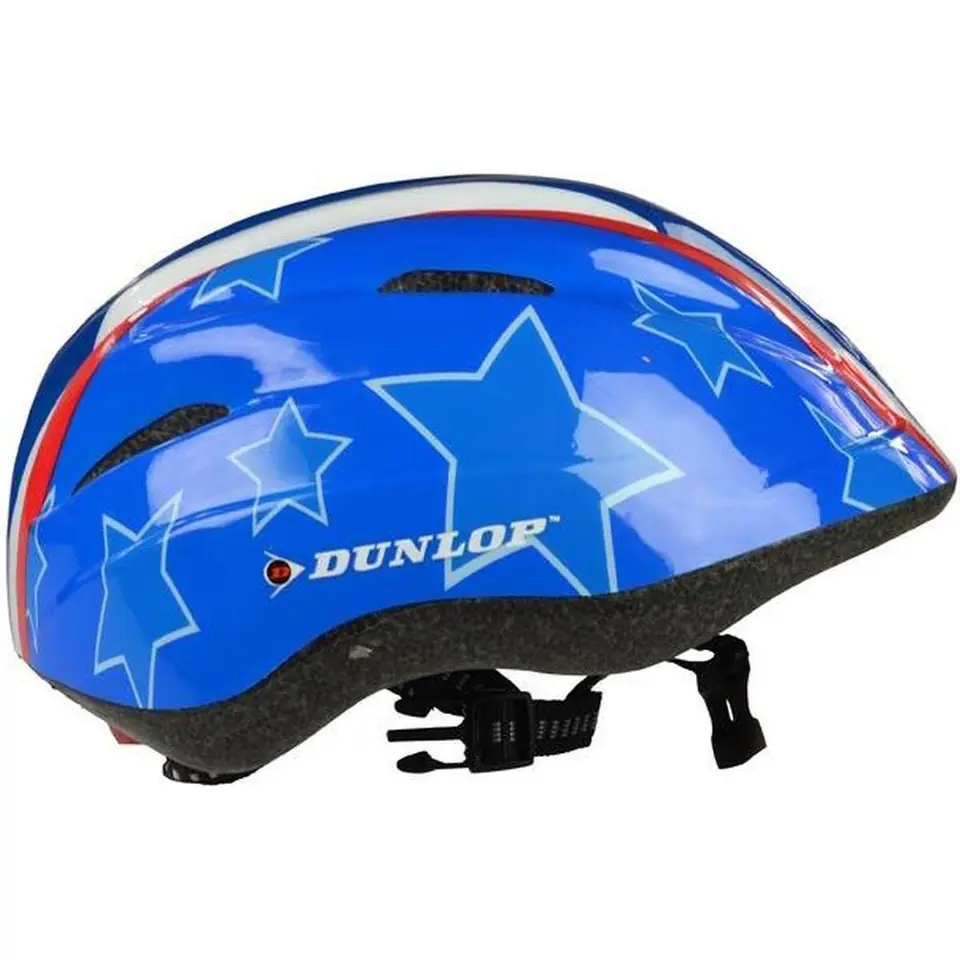 ⁨KASK ROWEROWY DZIECIĘCY REGULOWANY DUNLOP R.(48-52CM) BLUE⁩ w sklepie Wasserman.eu