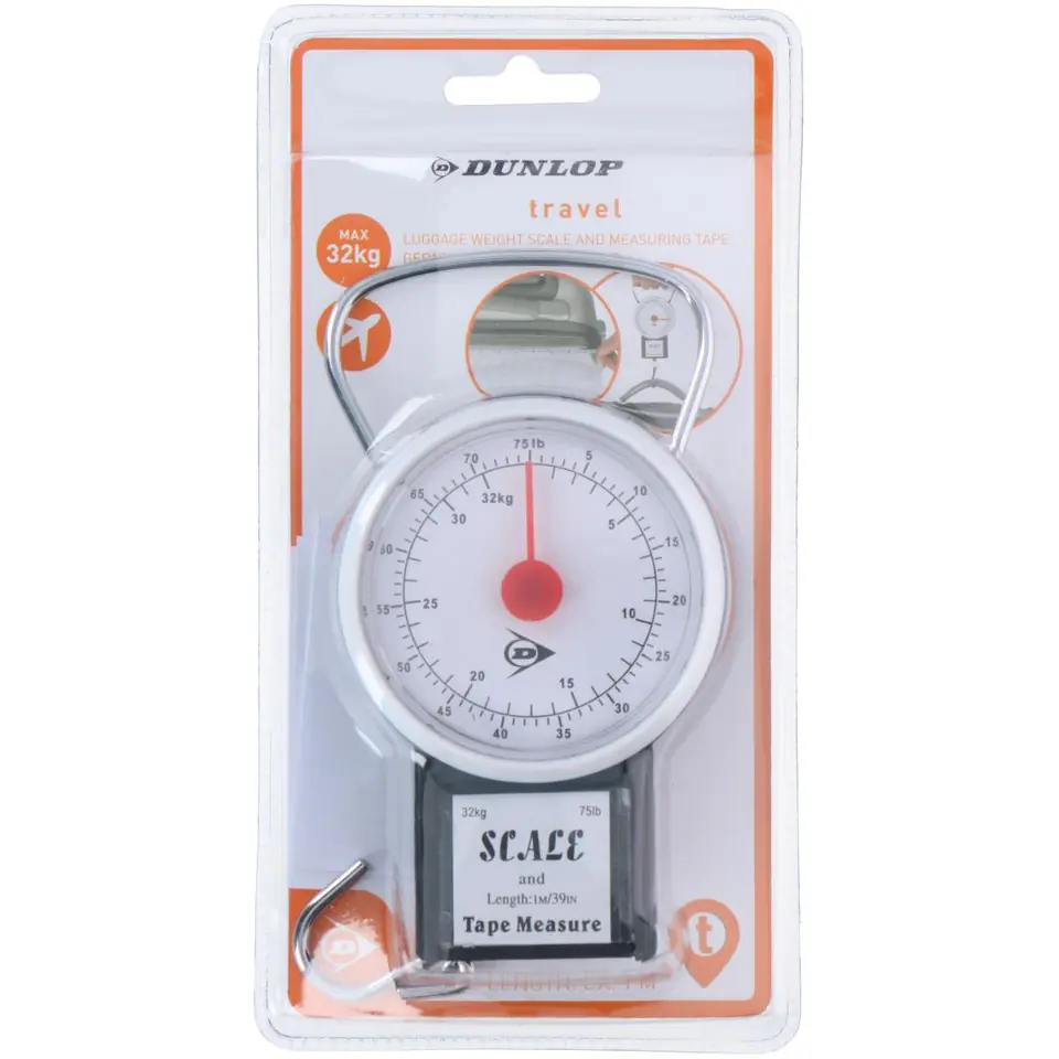 ⁨WAGA TURYSTYCZNA Z MIARKĄ MAX 32 KG DUNLOP⁩ w sklepie Wasserman.eu