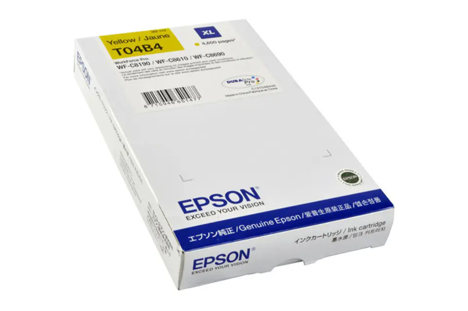 ⁨Epson oryginalny ink / tusz C13T04B44N, XL, yellow⁩ w sklepie Wasserman.eu