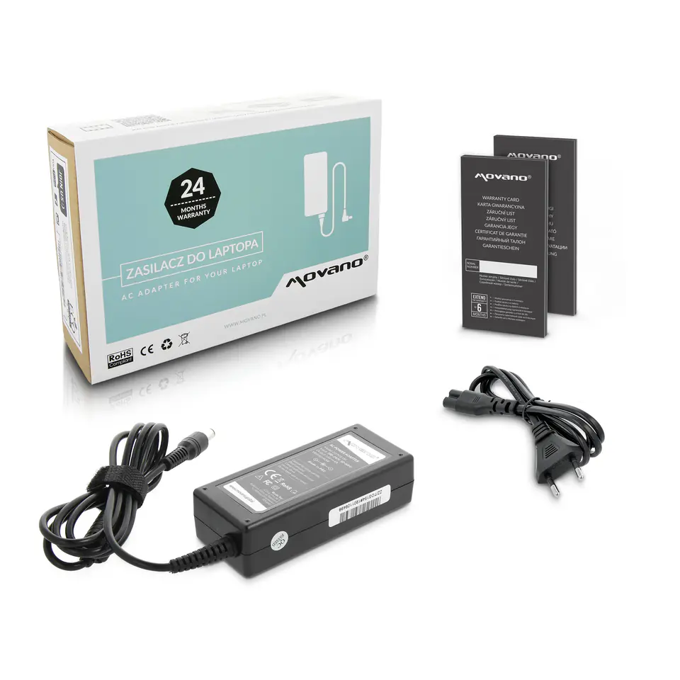 ⁨Zasilacz Movano 15v 4a (6.3x3.0) 60W do Toshiba⁩ w sklepie Wasserman.eu