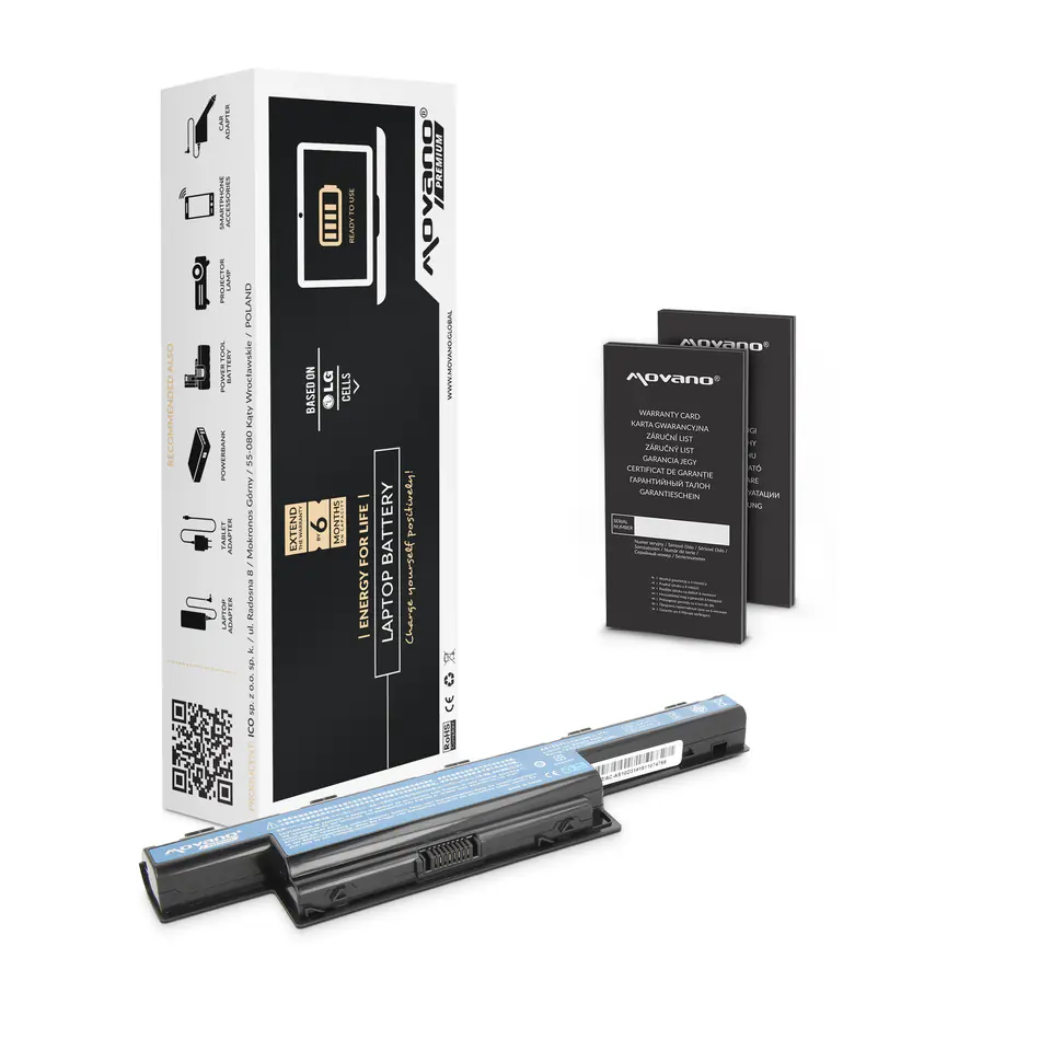 Bateria Movano Premium do Acer Aspire 4551, 4741, 5741 w sklepie Wasserman.eu