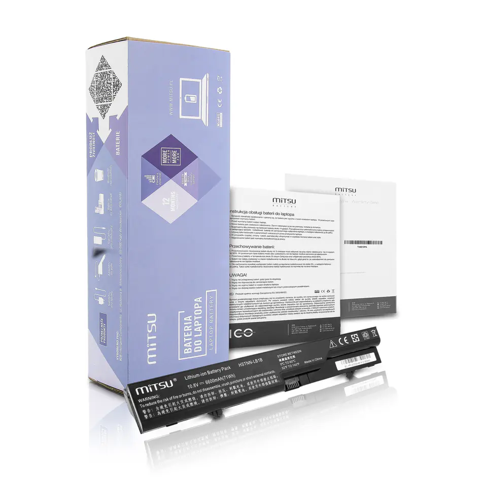 Bateria Mitsu do HP ProBook 4320s, 4520s (6600mAh) w sklepie Wasserman.eu