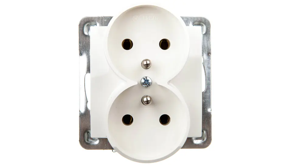 ⁨IMPRESSION Double socket ecru GP-2YRZ/m/27⁩ at Wasserman.eu