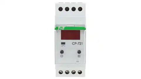 ⁨Przekaźnik kontroli napięcia 1-fazowy programowalny 1Z 16A 150-450V AC wyświetlacz LED CP-721⁩ w sklepie Wasserman.eu