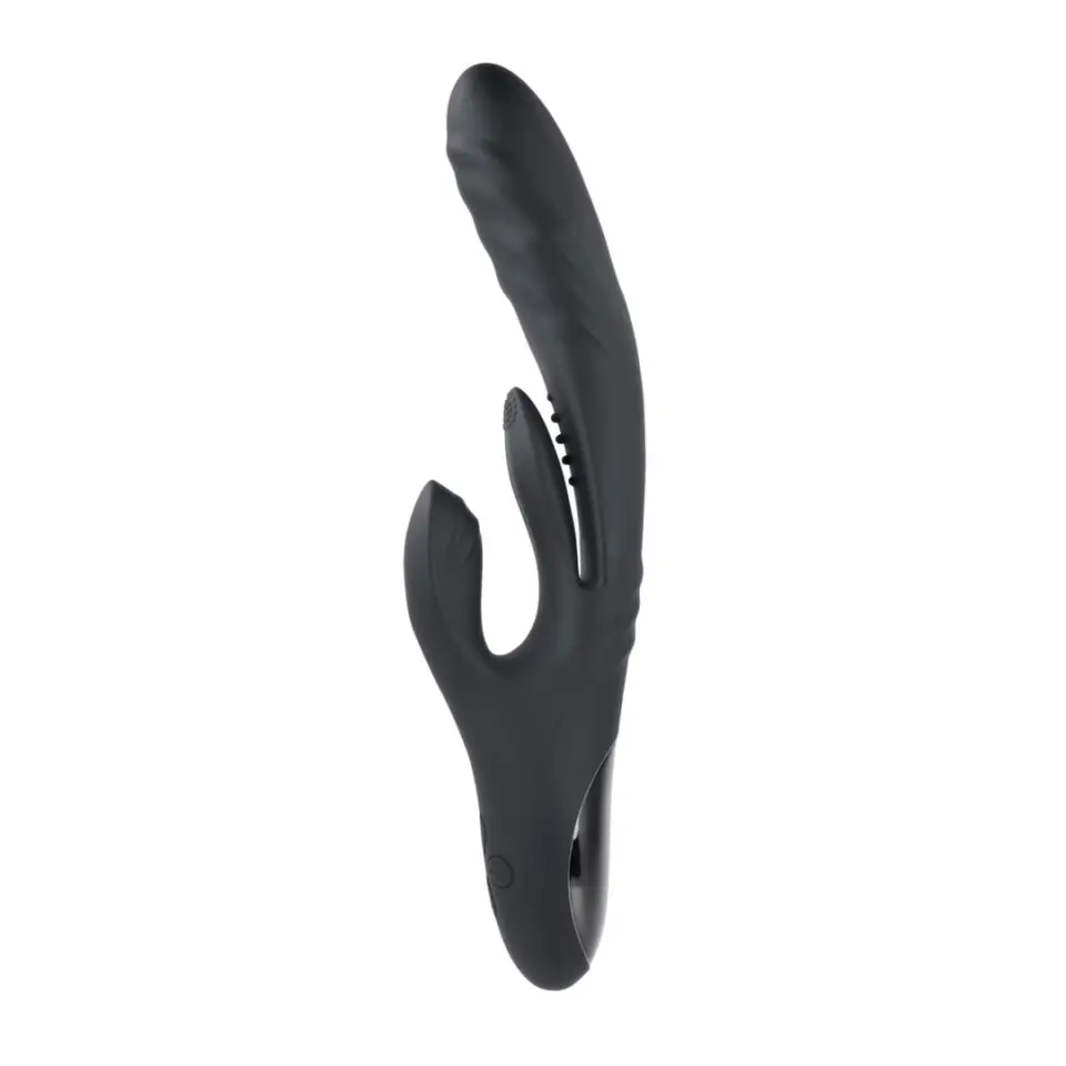 Playboy Pleasure Rapid Rabbit - Wibrator potrojny, silikonowy, 10 trybow w sklepie Wasserman.eu