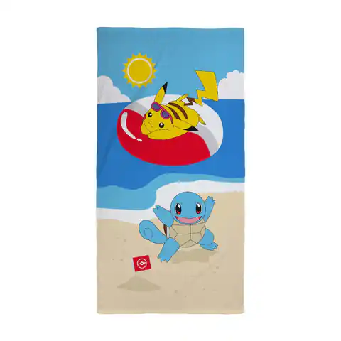 ⁨Ręcznik bawełniany 70x140 Pokemon wakacje⁩ w sklepie Wasserman.eu