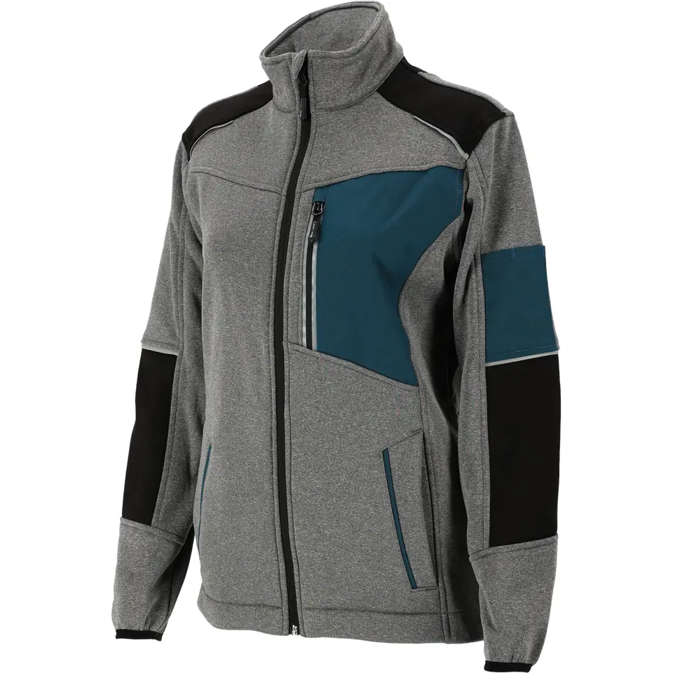 ⁨LADIES' JACKET, GREY-BLACK-TURQUOISE, "3XL", CE, LAHTI⁩ at Wasserman.eu