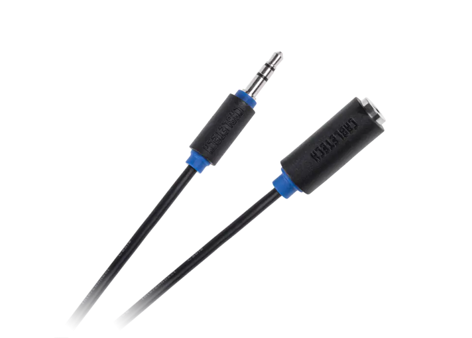 ⁨Kabel JACK 3.5 wtyk-gniazdo 3m Cabletech standard⁩ w sklepie Wasserman.eu