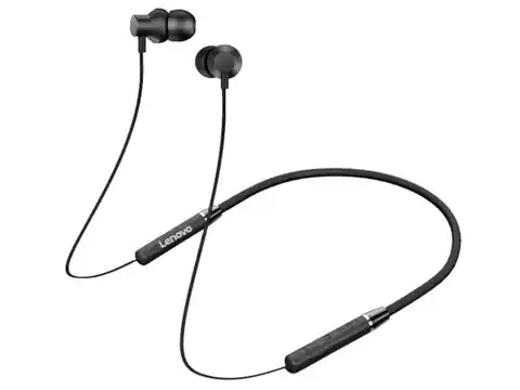 ⁨Lenovo HE05 Headphones (Wireless, Bluetooth, In-ear, Black)⁩ at Wasserman.eu