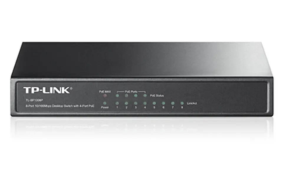 ⁨Switch TP-LINK TL-SF1008P 8x 10/100⁩ at Wasserman.eu