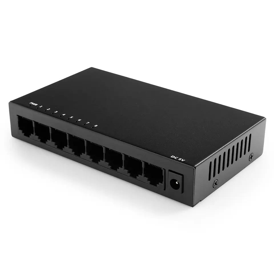 ⁨SWITCH 8-portowy SP-SG108 Gigabit⁩ w sklepie Wasserman.eu