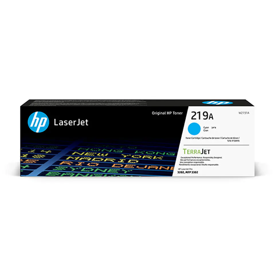 ⁨HP TerraJet oryginalny toner W2191A, HP 219A, cyan, 1200s⁩ w sklepie Wasserman.eu