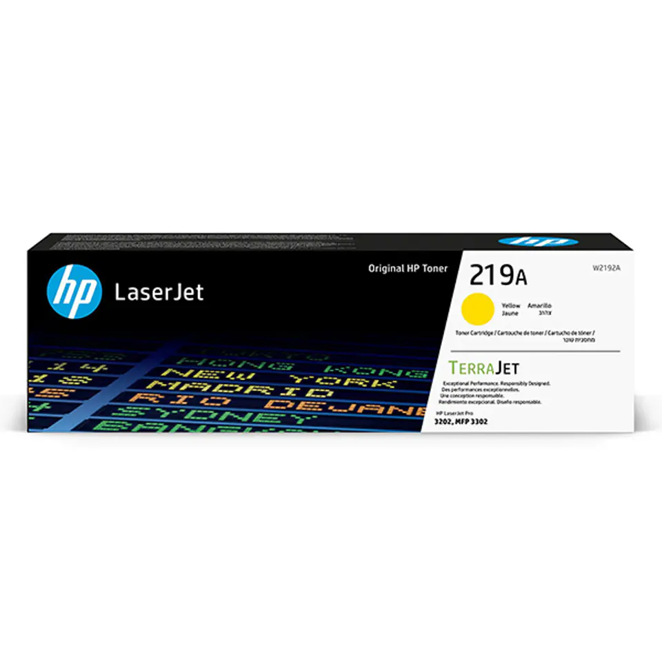 ⁨HP TerraJet oryginalny toner W2192A, HP 219A, yellow, 1200s⁩ w sklepie Wasserman.eu