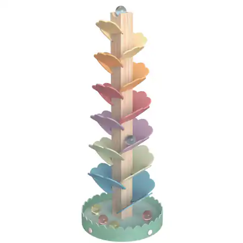 ⁨Tooky Toy Drewniana Kolorowa Wieża Wirująca dla Dzieci⁩ w sklepie Wasserman.eu