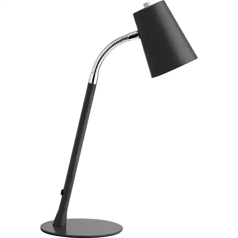 ⁨Lampa biurkowa UNILUX FLEXIO 20 LED czarna 400093687⁩ w sklepie Wasserman.eu