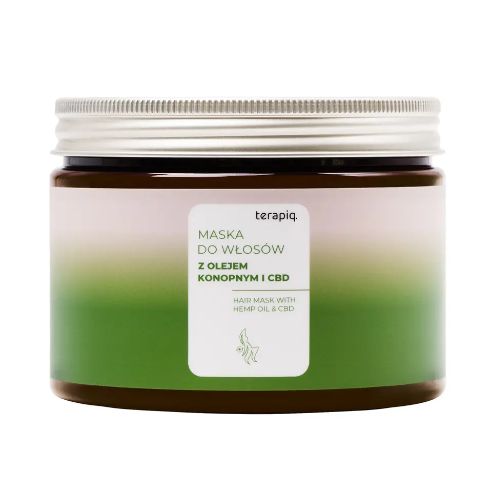 ⁨Terapiq CBD Hair Mask with Hemp Oil & CBD 500ml⁩ at Wasserman.eu