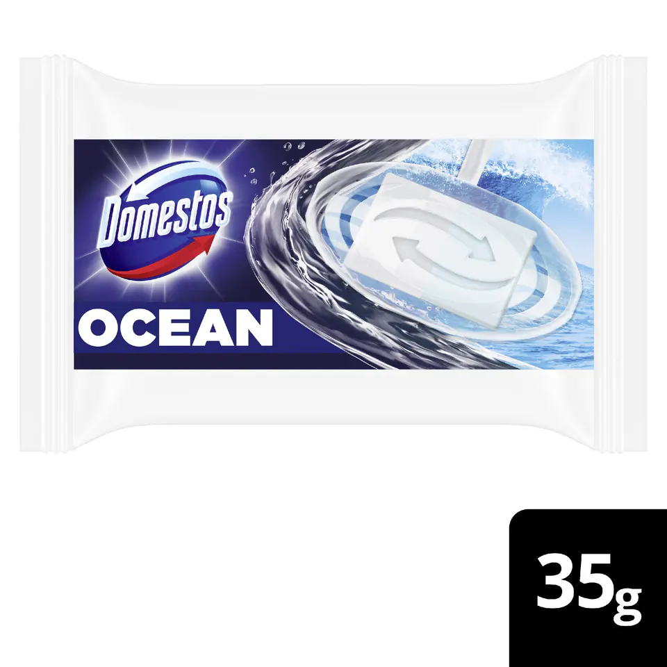 ⁨DOMESTOS Ocean Kostka do wc zapas 24x35 g⁩ w sklepie Wasserman.eu