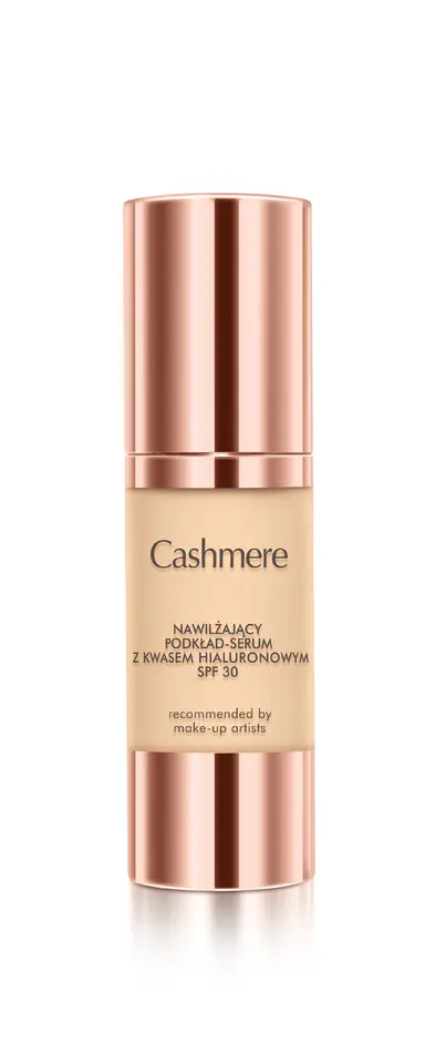 ⁨CASHMERE DD Nawilżający podkład - serum z kwasem hialuronowym SPF 30 02 Beige⁩ w sklepie Wasserman.eu