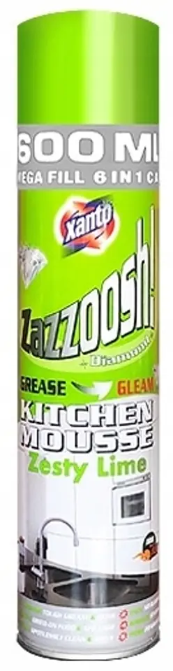 ⁨XANTO Pianka do czyszczenia kuchni limonka 500ml KITCHEN MOUSSE ZESTY LIME⁩ w sklepie Wasserman.eu