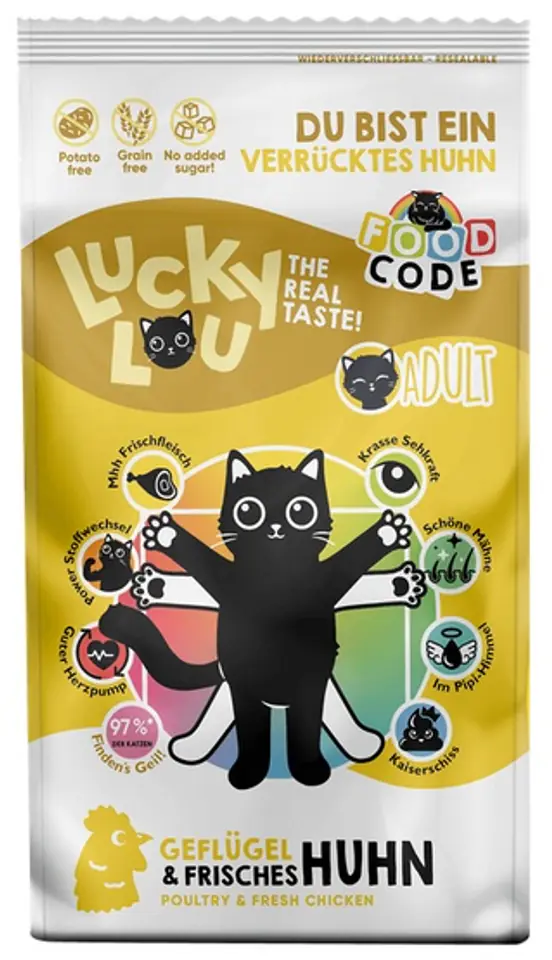 Lucky Lou Food Code Lifestage Adult Drób & Kurczak 340g w sklepie Wasserman.eu