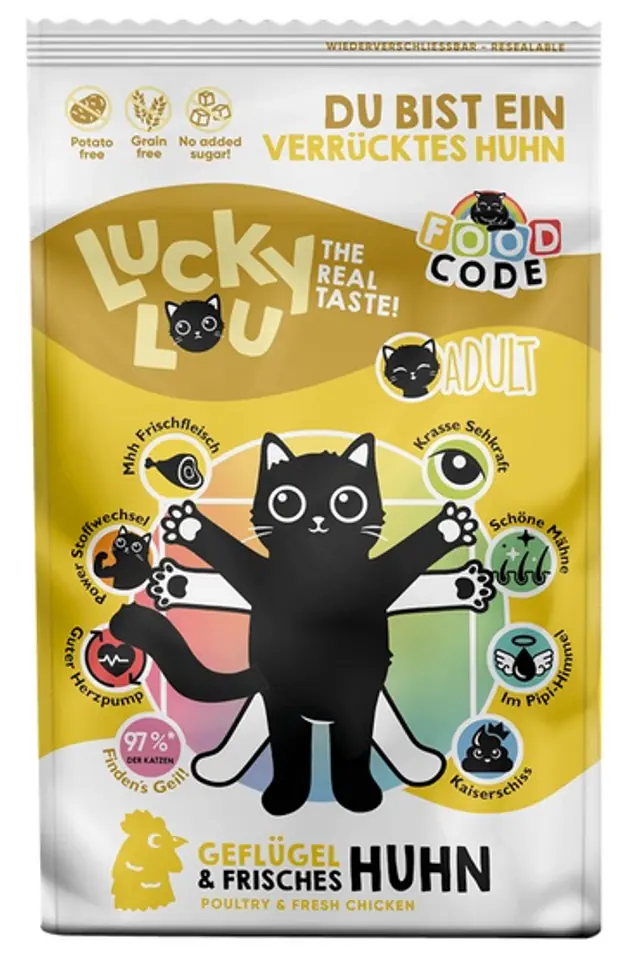 Lucky Lou Food Code Lifestage Adult Drób & Kurczak 750g w sklepie Wasserman.eu