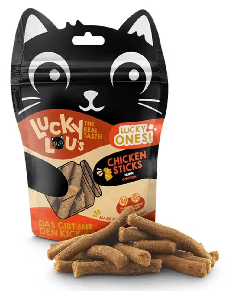 ⁨Lucky Lou Lucky Ones Sticks Kurczak 50g⁩ w sklepie Wasserman.eu