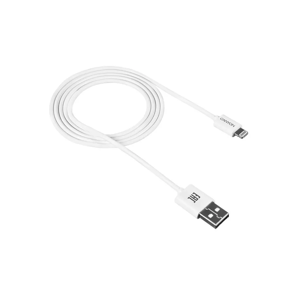 ⁨Canyon Lightning Cable 1 M White⁩ w sklepie Wasserman.eu