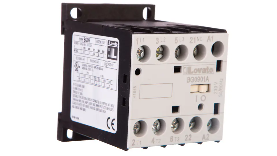 ⁨Power Contactor 9A 3P 230V AC 0Z 1R BG09.01A 11BG0901A230⁩ at Wasserman.eu