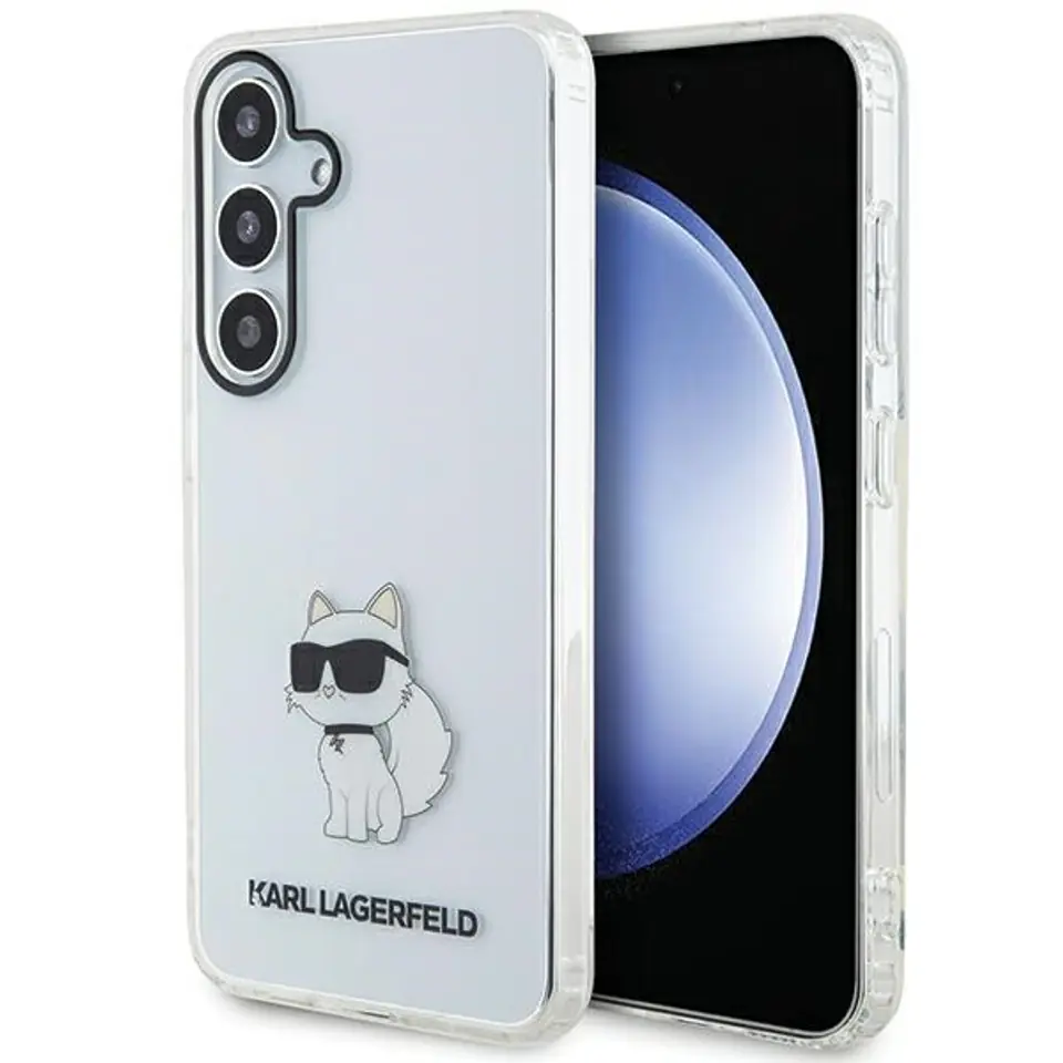 ⁨Karl Lagerfeld KLHCS24MHNCHTCT S24+ S926 transparent hardcase IML Choupette⁩ w sklepie Wasserman.eu